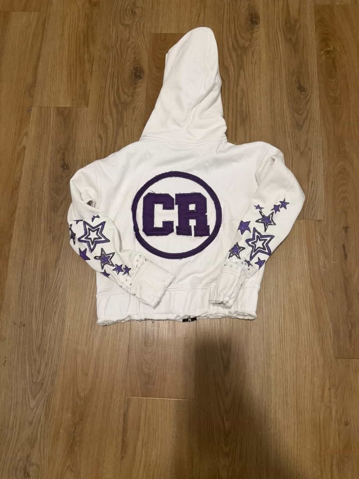 Toddler White & Purple Kozy CR Jacket