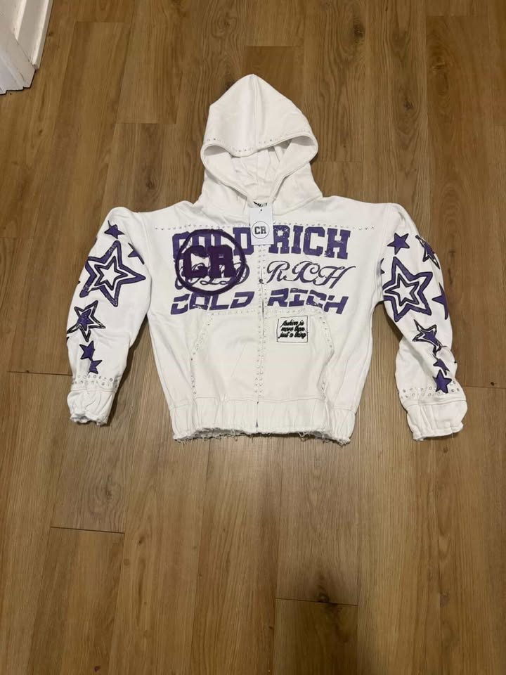 White & Purple Kozy CR Jacket