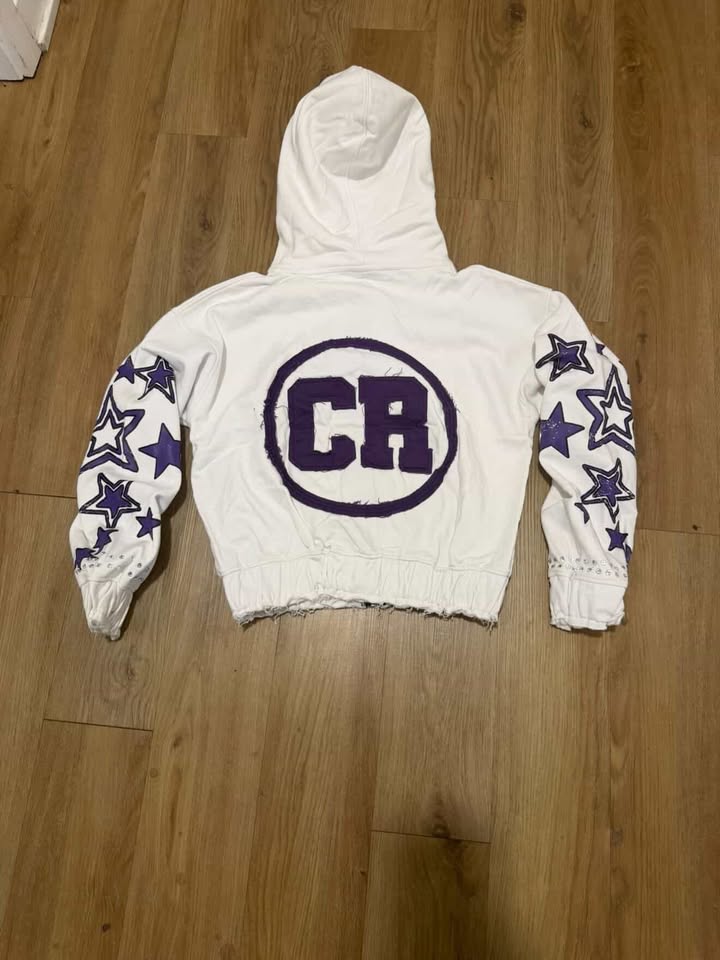 White & Purple Kozy CR Jacket