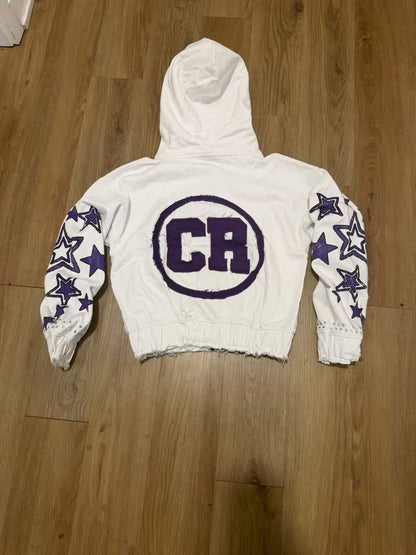 White & Purple Kozy CR Jacket