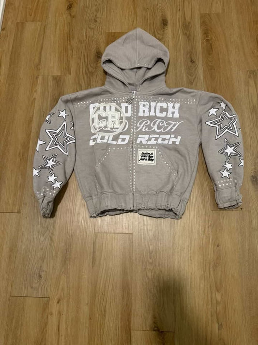Grey Kozy Cold Rich Jacket