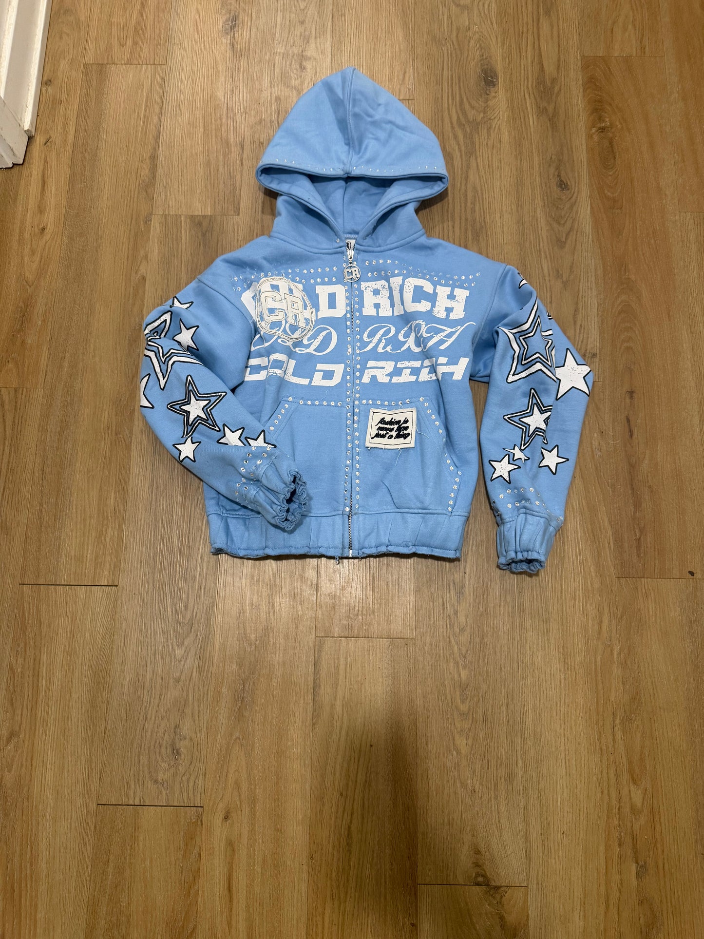 Light Blue & White Kozy CR Jacket