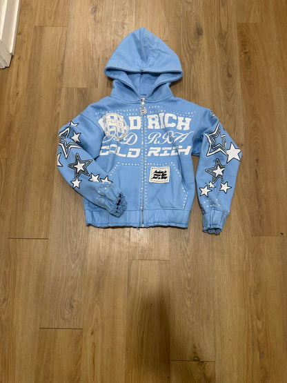 Light Blue & White Kozy CR Jacket