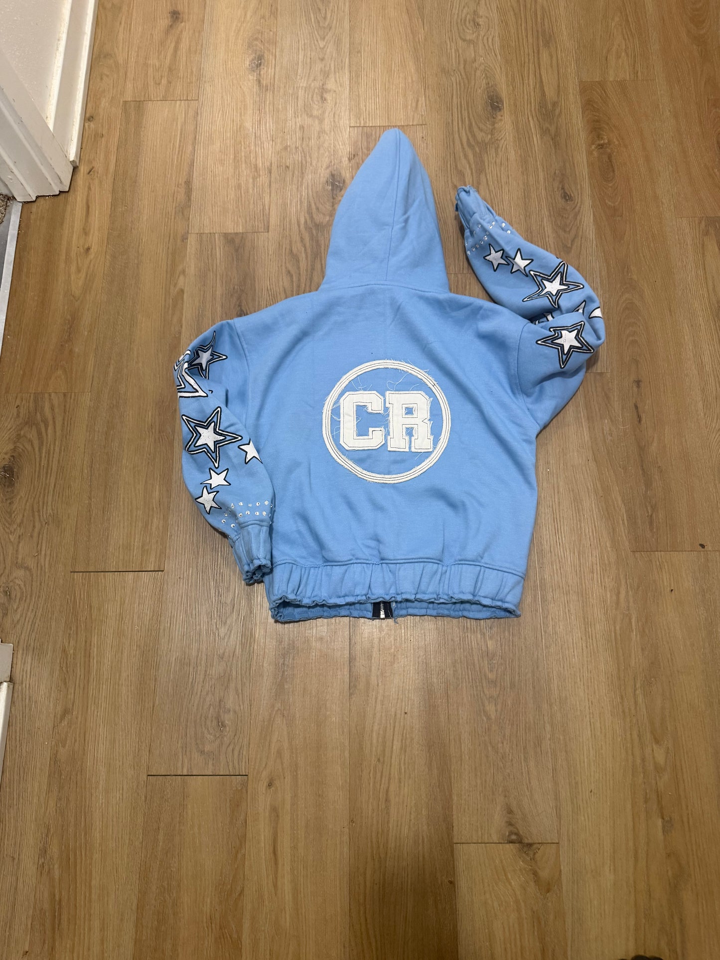 Light Blue & White Kozy CR Jacket